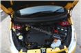 The Vista D90&#8217;s 89bhp, 1.3-litre Quadrajet engine has been modified to produce 104bhp. 